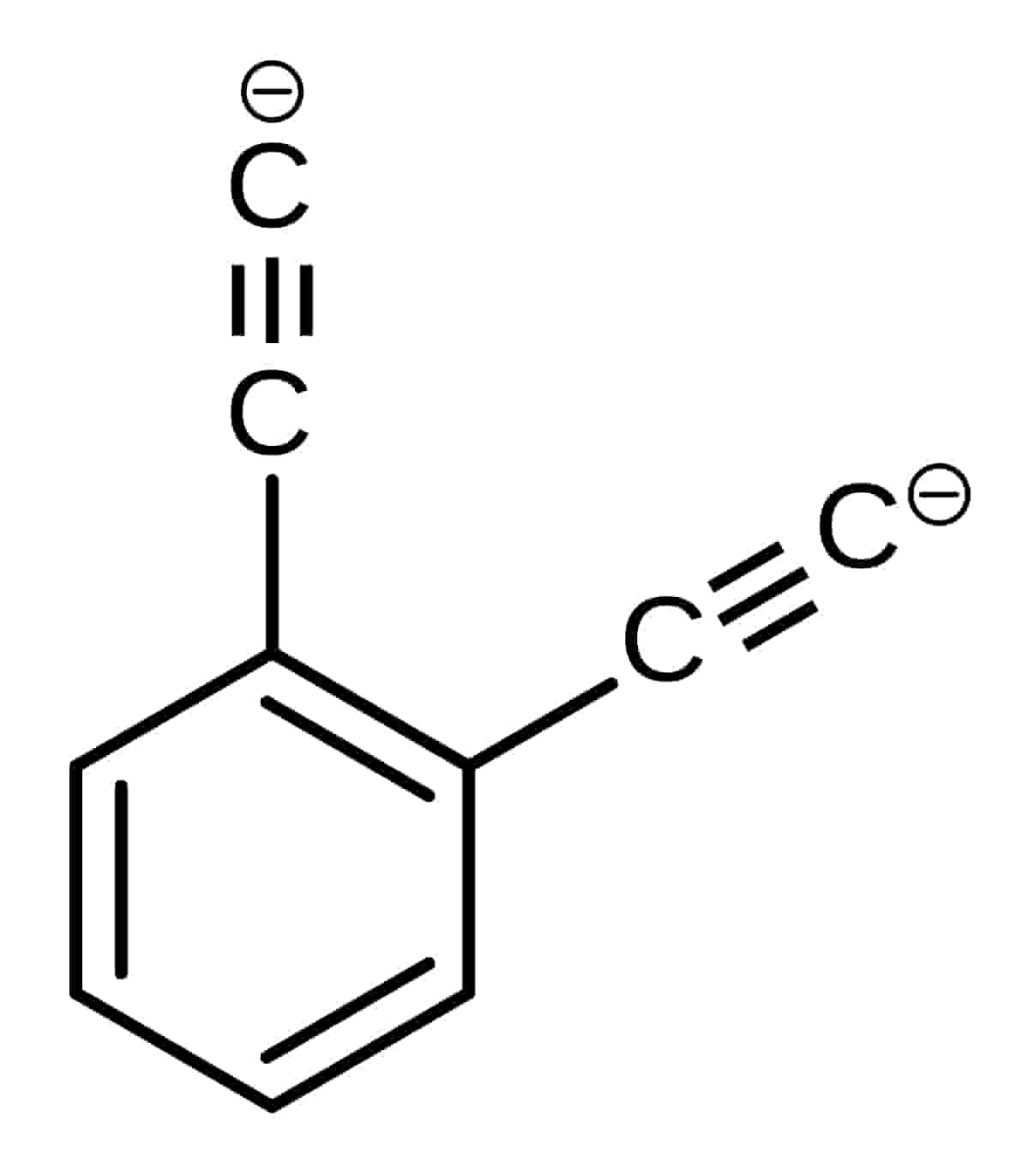 Ortho-diethynylbenzene dianion