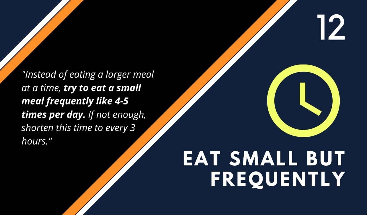 Eat Small but Frequently