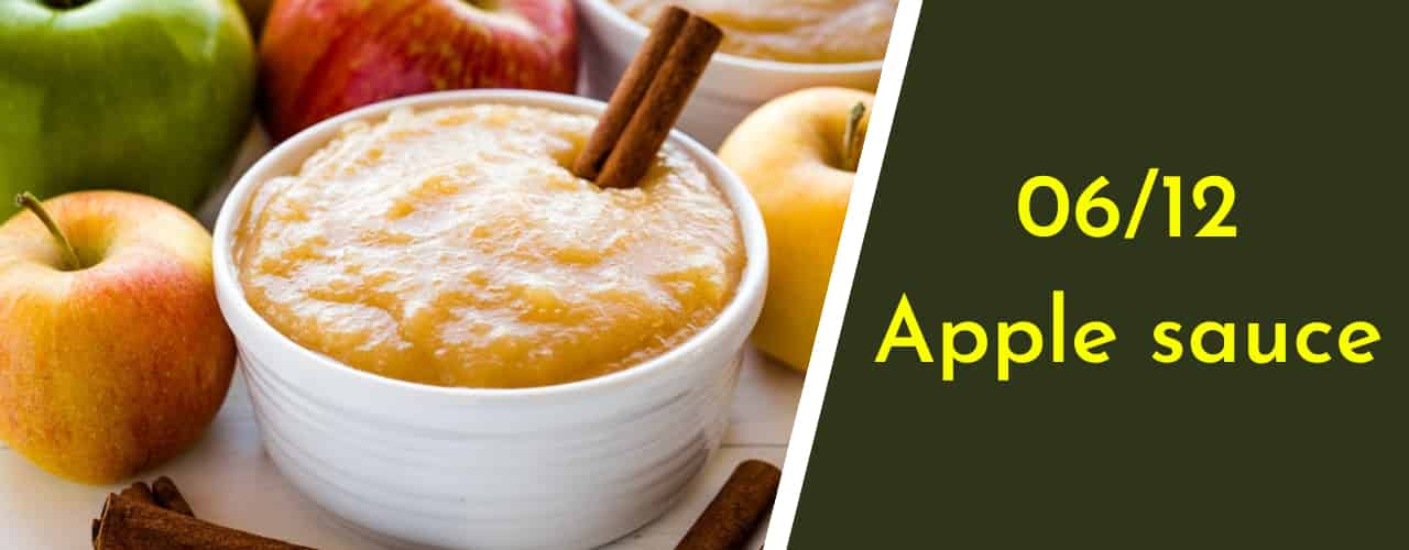 Apple Sauce - Soft Foods to eat after Wisdom Teeth Removal