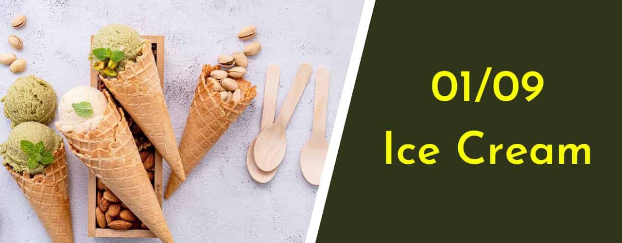 Ice Cream - Fewer nutritional but tastier foods to eat after tooth surgery