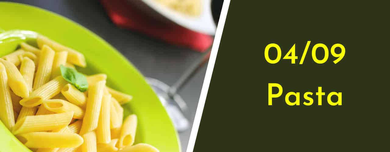 Pasta - Fewer nutritional but tastier foods to eat after tooth surgery