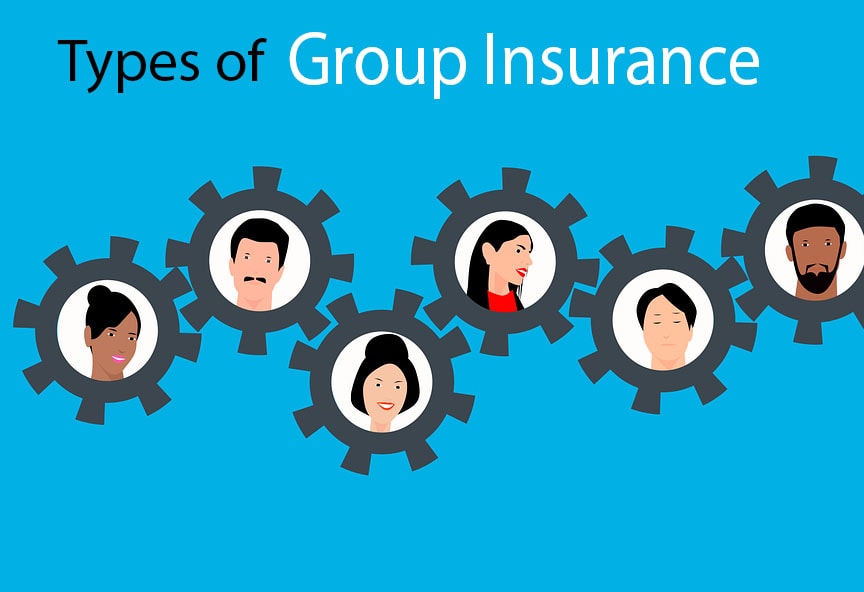 What are the types of group insurance?