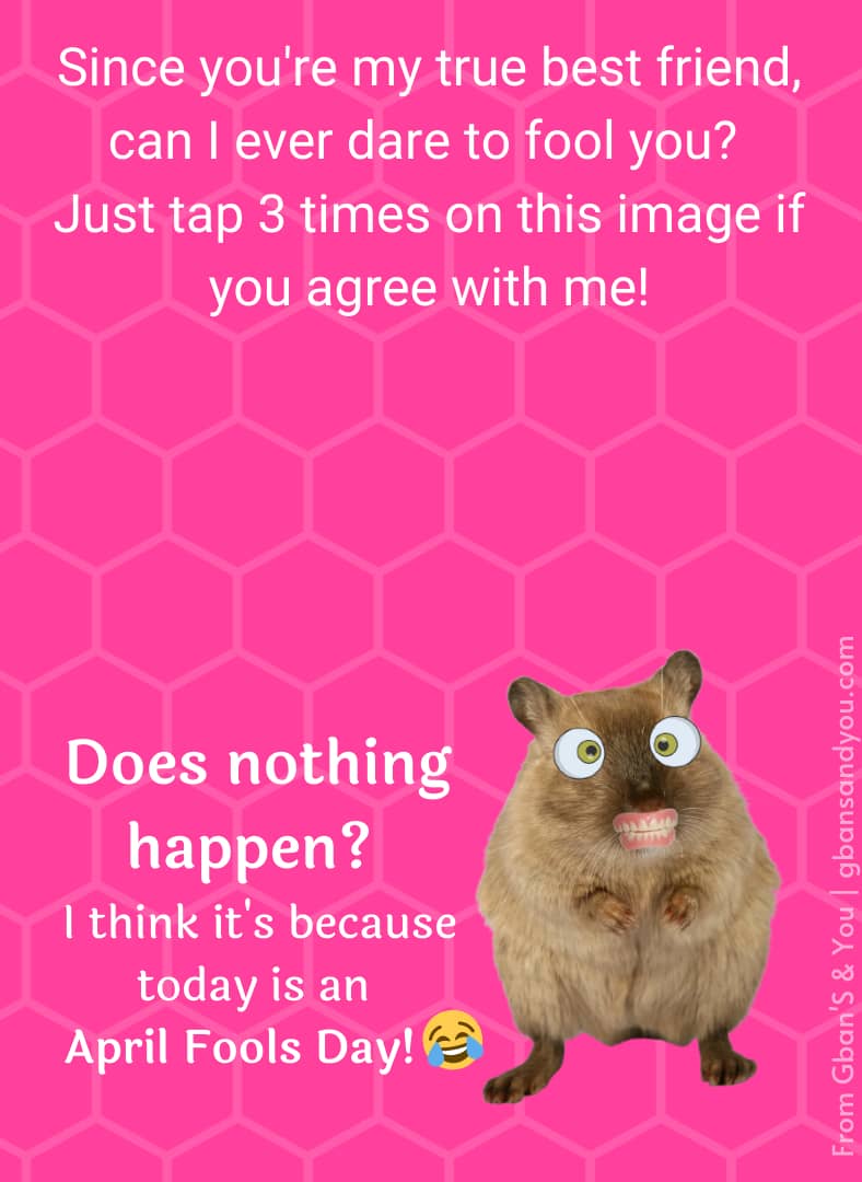 100+ Funniest April Fool Images to share with your friends! Gban'S & You