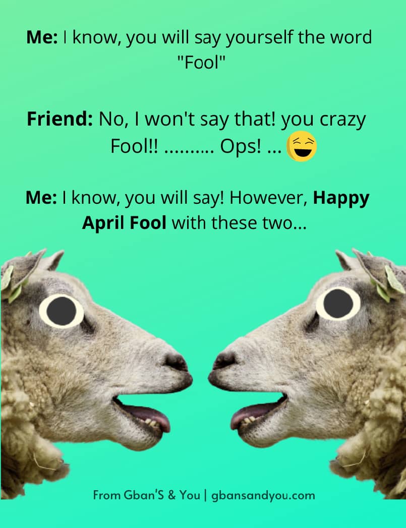 100+ Funniest April Fool Images to share with your friends! Gban'S & You