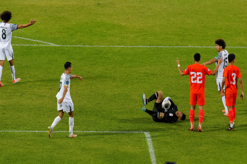 Mitul Marma fell down multiple times against India